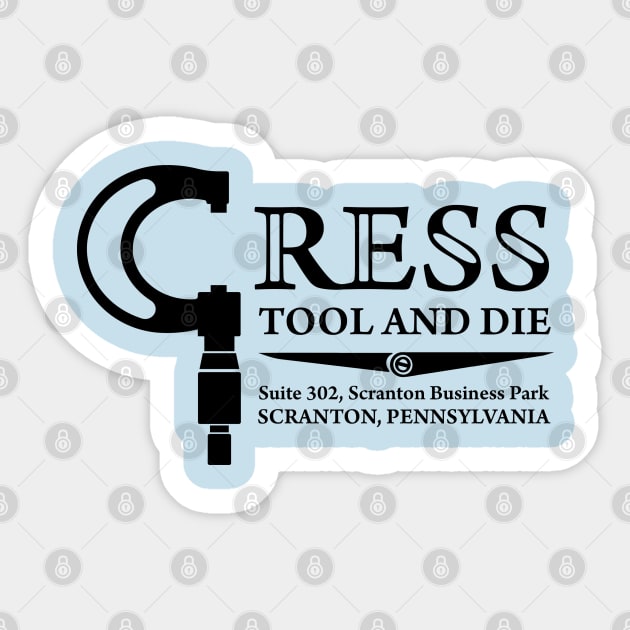 Cress Tool and Die Sticker by Screen Break